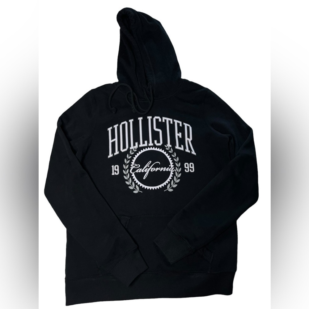 Hollister California Black Pullover Hoodie Sweater